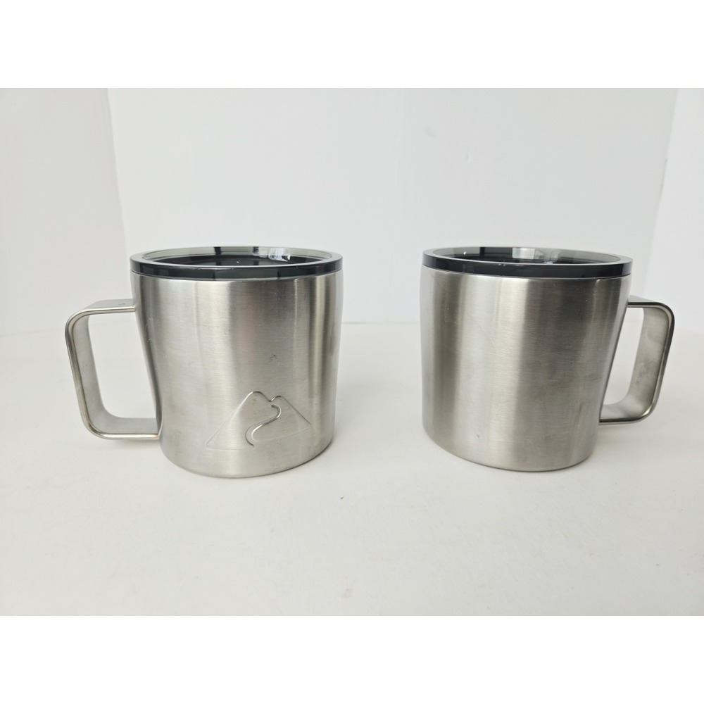 Ozark Trail Stainless travel mug camp cup 14 oz pair coffee